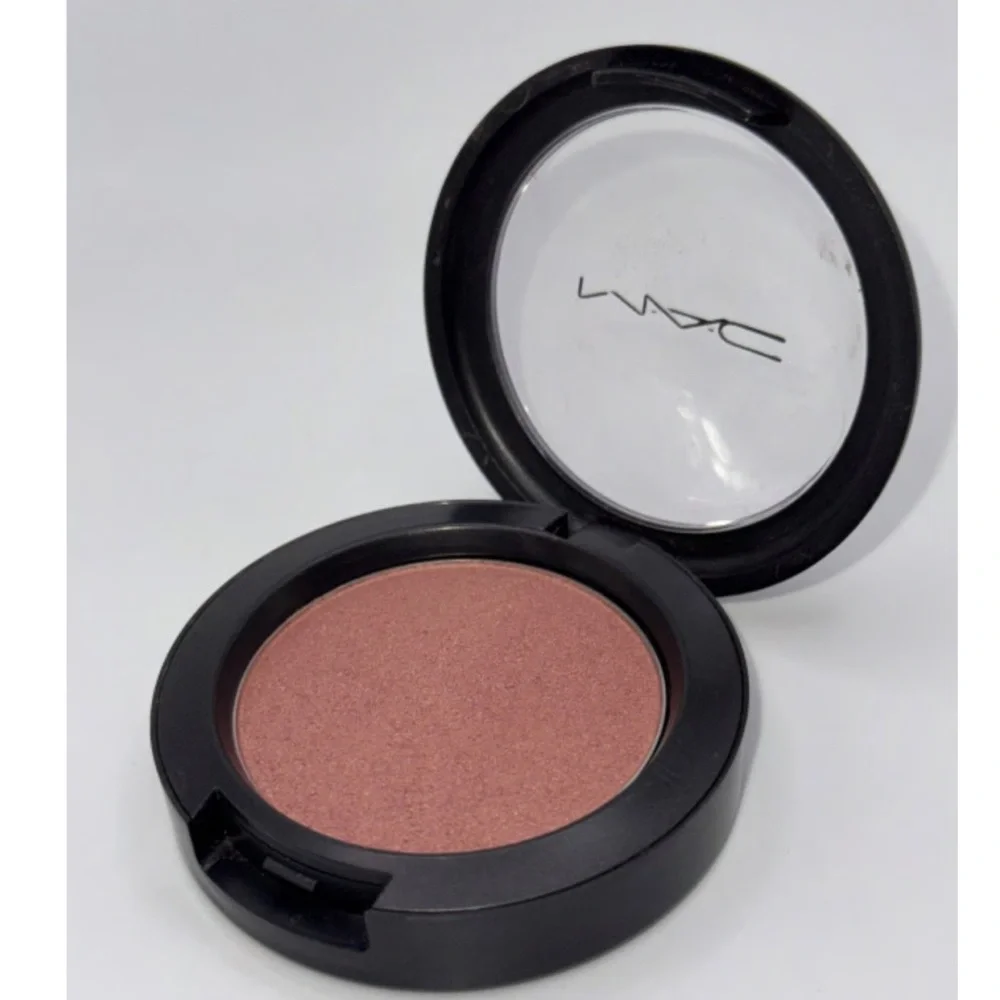 MAC Cosmetics Sheertone Shimmer Blush in Plum Foolery Swatched, HTF Discontinued